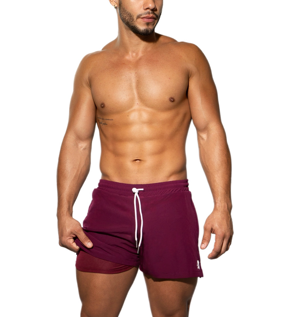 Men's Short Classic - Wine
