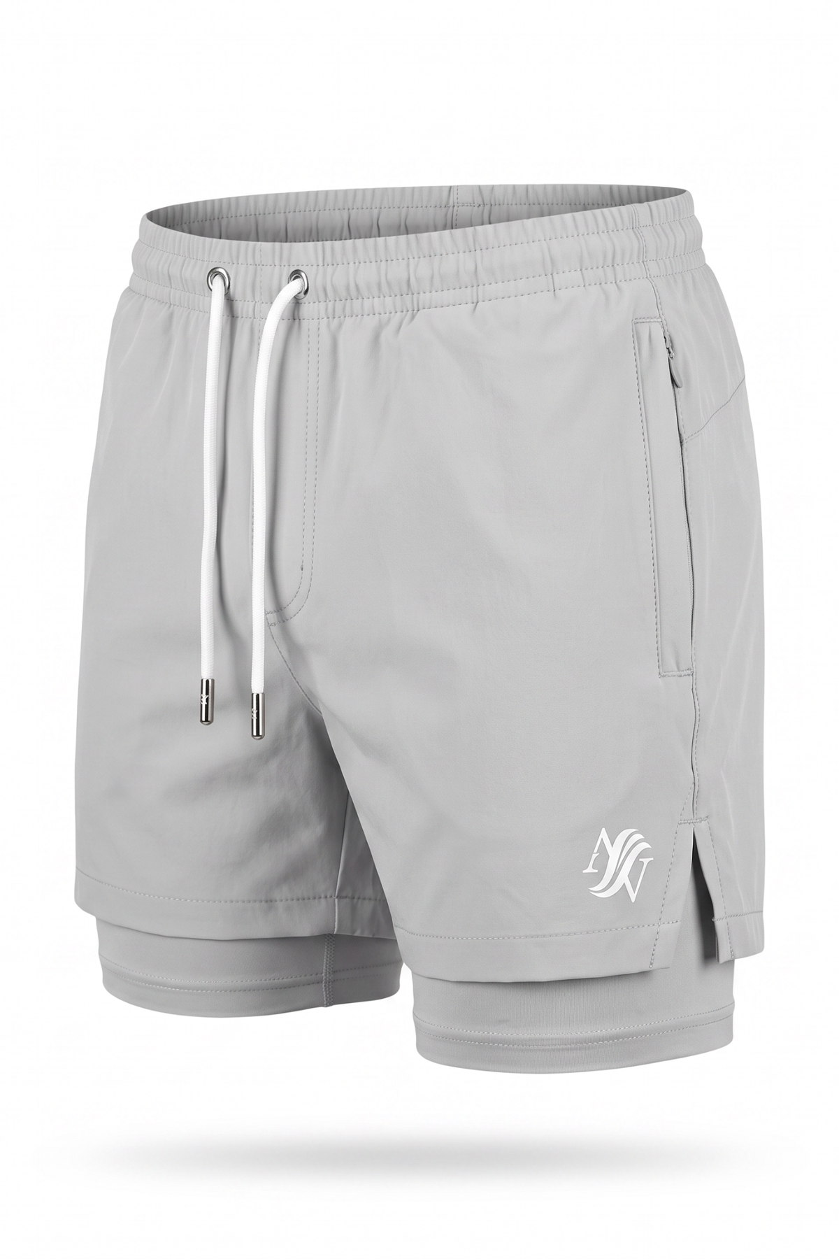 Men's Short Classic Light Silver