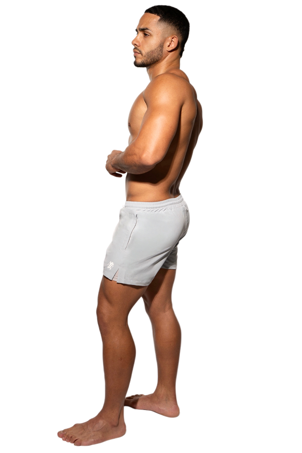 Men's Short Classic Light Silver