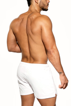 Bañador clásico de lujo para hombre - Blanco