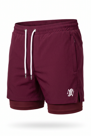 Men's Short Classic Wine