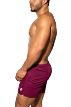 Men's Short Classic Wine