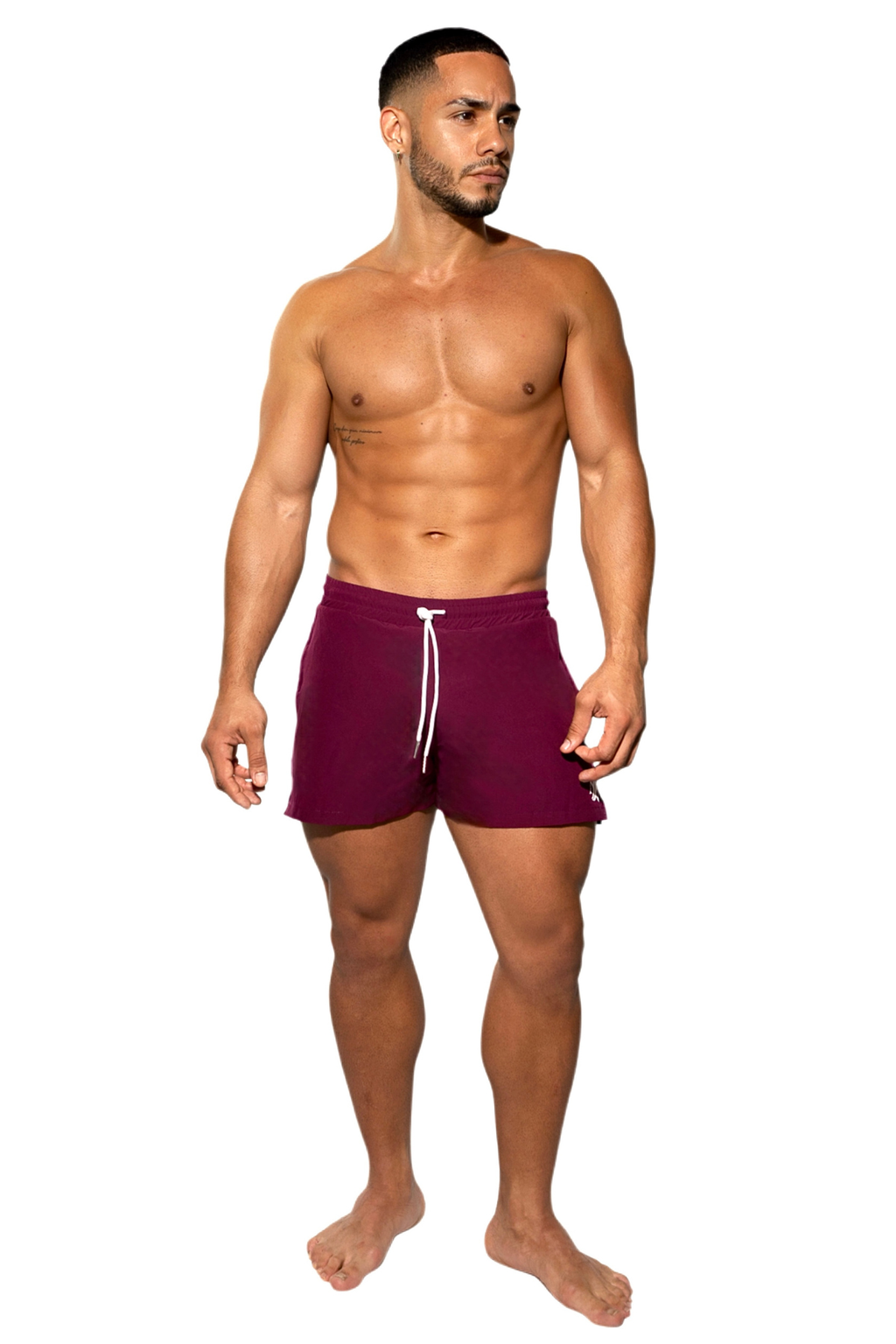 Men's Short Classic Wine