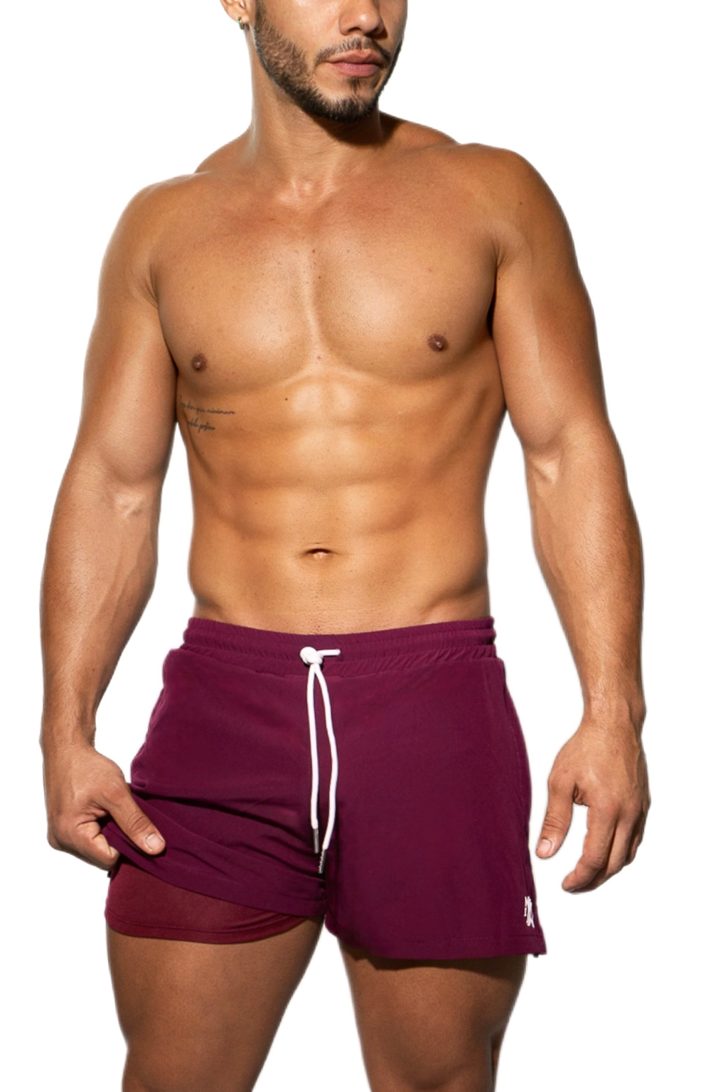 Men's Short Classic Wine