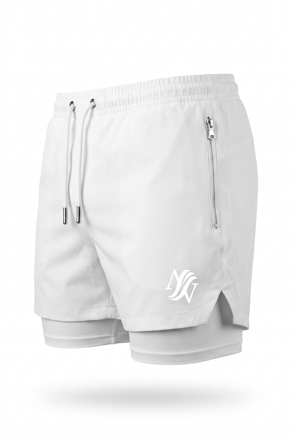 Bañador clásico de lujo para hombre - Blanco