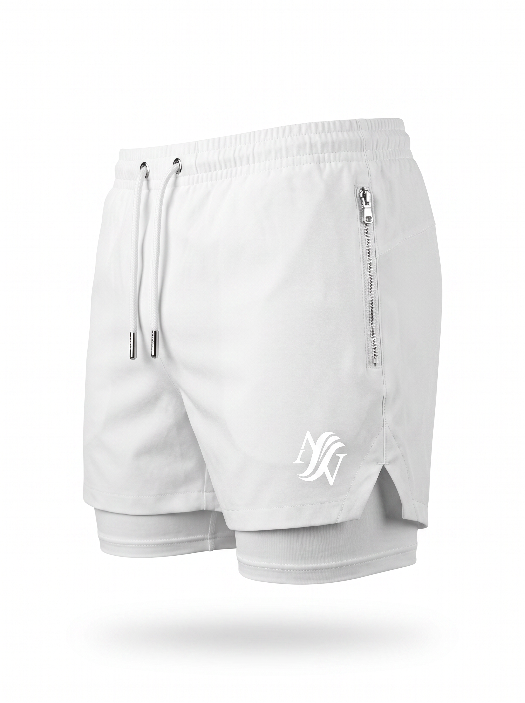 Bañador clásico de lujo para hombre - Blanco